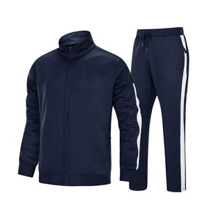 Conjunto de chándal informal de dos piezas para hombre, traje de entrenamiento deportivo para correr, chándal con logotipo personalizado para hombre de alta calidad, venta al por mayor 2025 - Product Image 1