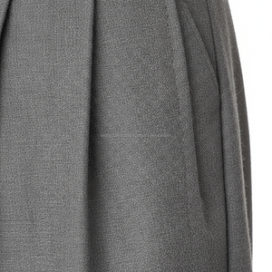 Pantalones Plisados Grises Premium para Hombre - Estilo de Lujo Discreto con Cinturón a Juego - Product Image 5