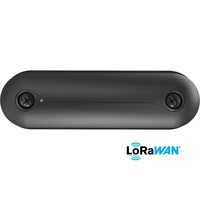 COMPTIPIX FLAT BLACK 1 SENSOR LORAWAN ESTÁNDAR PARA CONTAR PERSONAS EN 3D, CONTADOR DE ACCESOS, MONITOREO DE OCUPACIÓN, TIENDAS, EDIFICIOS INTELIGENTES