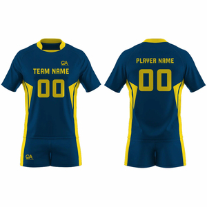 2025 OME Service Volleyball Uniformes Kit Ras Du Cou Sublimation Hommes Volleyball Uniforme Avec Conception Et Taille Imprimées Personnalisées - Product Image 5