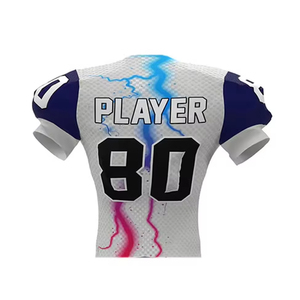 Uniforme de jeu Shock Ready avec panneaux de dos en maille à texture à séchage rapide et style comme tenue de maillot de football américain classique - Product Image 4