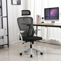 Chaise de bureau de direction ergonomique moderne avec hauteur réglable, maille en acier, mousse PP, mécanisme pivotant