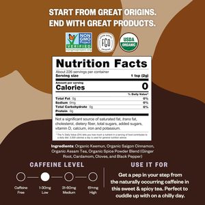 FGO Organic Chai <b>Tea</b>, 16 Ounce Loose Leaf - Product Image 2