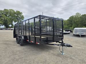 รถพ่วงบรรทุกสัมภาระแบบแนวนอน Tuff Dawg ขนาด 7'x16' |   กว้าง 82 นิ้ว |   ด้านข้างสูง 5 ฟุต |   ประตูท้ายแบบตาข่าย |   น้ำหนักบรรทุกสูงสุด 1001-2000 กก. - Product Image 2