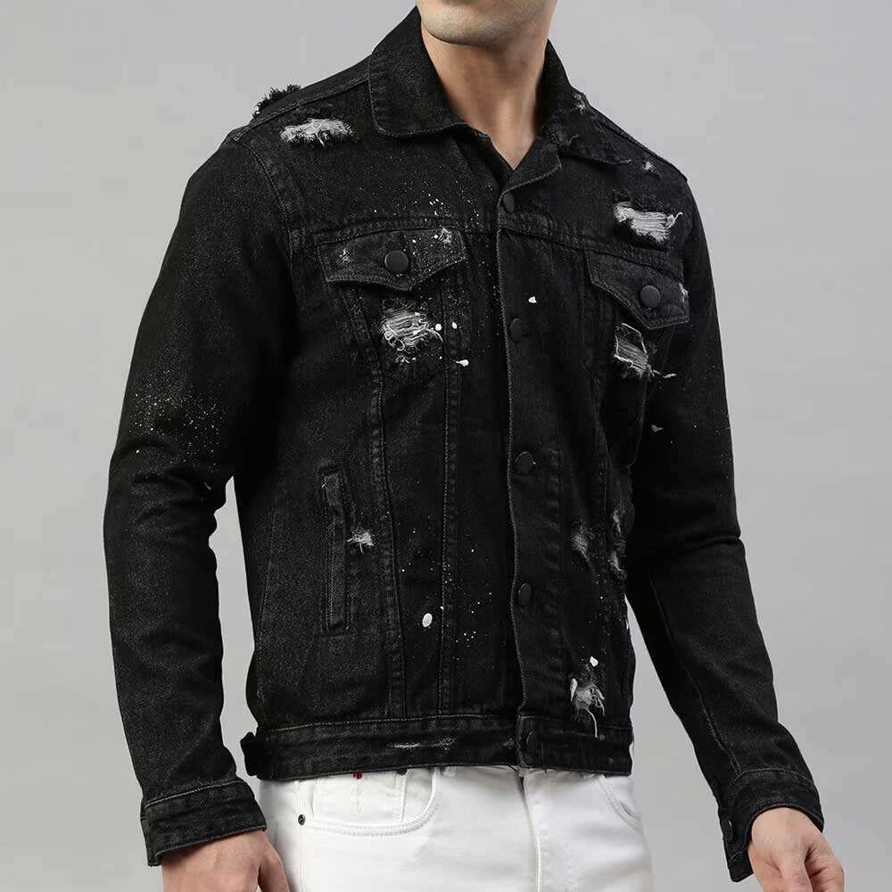 Bulk Quantity Cheap Price Fast Shipping Jeans Jacket For Men