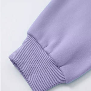 Sudadera con Capucha Tejida Personalizada para Mujer 2025, Color Sólido, 100% Algodón, Cuello con Capucha, Estilo Hip Hop, Casual, Invierno, Otoño, Transpirable - Product Image 5