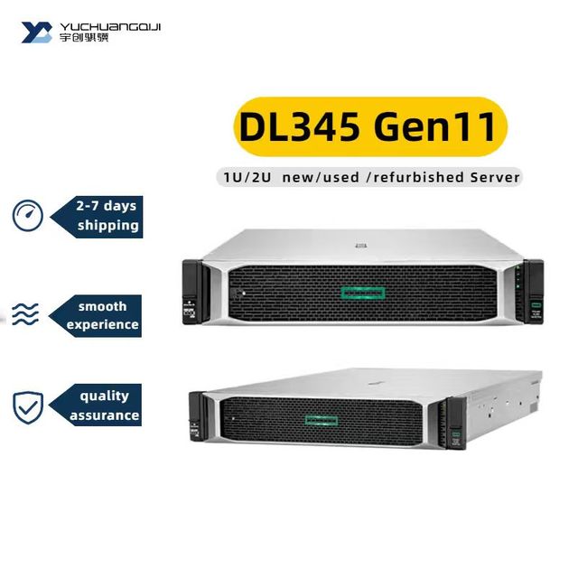 Hot Sale HPE ProLiant High-Performance 1U Rack Server DL345 AMD EPYC SSD/HDD