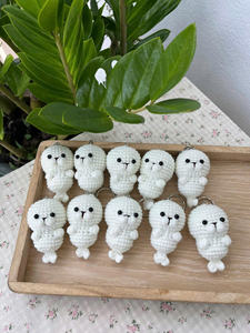 กระเป๋าเป้สะพายหลังสวยงามพร้อมจี้รูปสัตว์ทำมือไหมพรมขนาดเล็กน่ารักสำหรับตกแต่งเป็นกระเป๋าเป้สะพายหลังที่มีสเน่ห์จากเวียดนาม - Product Image 6