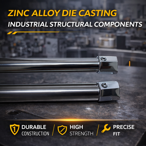 Componentes Estructurales Industriales de Aleación de Zinc Fundidos a Presión, Certificación ISO 9001, Tamaños y Embalajes Personalizados - Product Image 2