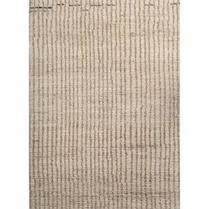 Tapis en laine afghane noué à la main, style bohème, motif rayé, rectangulaire, pour couloir et salon, modèle Manifest Ivory Re-1339 (Cs-01) - Product Image 3