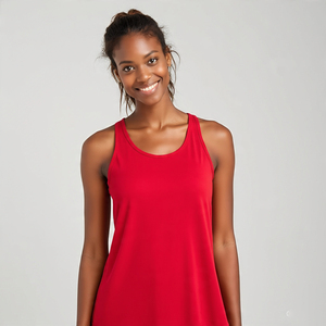 Racer-Back Running Fitness Cropped Tank Tops Singlet Oversize <b>Jogging</b> Fitness Wear Sleeveless Crop Tops Women - Product Image 3