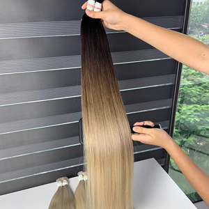 Extensions de cheveux en vrac au prix de gros Cheveux humains vietnamiens Double noyade 100 grammes Toutes les couleurs 12 pouces - Product Image 1