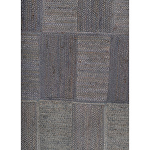 พรมปูพื้น Nomadic Threads รุ่น PDJT-808 สีน้ำเงิน ทอลายแบนจากปอกระเจา ลายคิลิมแบบแพทช์เวิร์ค สำหรับใช้ในบ้าน ทางเข้าบ้าน ห้องโถง ห้องนอน - Product Image 3