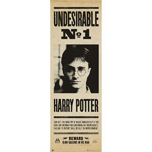 For Harry Potter Langbaanposter Undesirable No. 1 Paper Wall Decor - Product Image 1