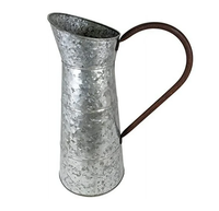 Design antique en métal galvanisé café jus de fruits lait pichet eau vin Bar maison bureau décoratif salon jardin