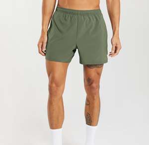 Lot de 3 shorts d'entraînement d'été décontractés pour hommes, pantalons courts d'entraînement athlétique en maille légère avec poches - Product Image 4