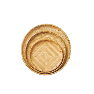 Funda de cesta de bambú hecha a mano para almacenamiento y protección de alimentos - Product Image 5