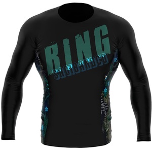 Top Rashguard Sports Shirt para Bjj Alta calidad Personalizar Rashguard Kickboxing Shirt & Martial Arts Wear - Product Image 1