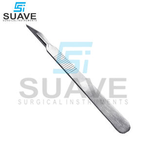 SUAVE SURGICAL INSTRUMENTS mangos y cuchillas de bisturí de acero inoxidable con impresión de logotipo personalizado del mejor proveedor - Product Image 5