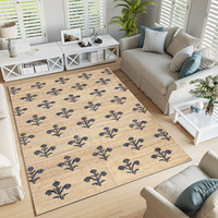 Tapis de Jute de chanvre de qualité supérieure élégant moderne Kilim Design fait à la main décor à la maison pour salon en plein air pique-nique haut tapis ensembles