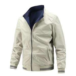 Veste décontractée coupe-vent imperméable réversible double face style de rue pour hommes - Product Image 6