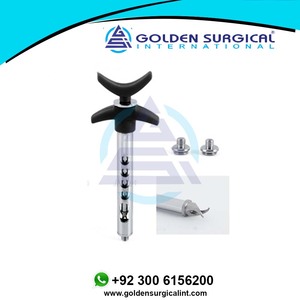 Jeringa Intra-Ligamentaria de Acero Inoxidable, Tipo Pluma, Aspirante, 1.8 ml, Instrumento Quirúrgico Dental, Herramienta Inyectora Dental - Product Image 4