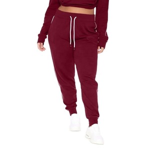 กางเกงกีฬาเอวสูงสำหรับผู้หญิงกางเกงวิ่งผ้าคอตตอนแนบเนื้อระบายอากาศได้สำหรับฤดูร้อนกางเกงวิ่งเอวยางยืดชุดนอนผู้หญิง - Product Image 1