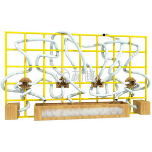Moetry Air Maze Bufanda Shooter Niños Museo de Ciencias Exposiciones Tubo de aire Juego de pared <span class=keywords><strong>para</strong></span> interiores <span class=keywords><strong>para</strong></span> niños - Product Image 6