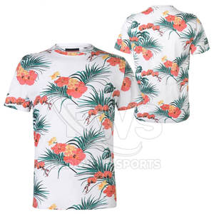 Nueva llegada de los hombres de ajuste suelto impreso sublimación camisetas 100% algodón Casual Wear sublimación camisetas - Product Image 1