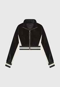 Chándal personalizado de invierno con capucha de terciopelo sólido para mujer, conjunto de 2 piezas de longitud completa con bordado superior para mujer - Product Image 2