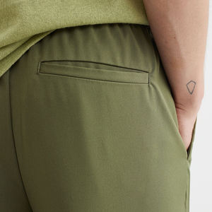 Pantalon de jogging fuselé uni pour homme, taille plus, en coton élastique de qualité supérieure, personnalisé - Product Image 3