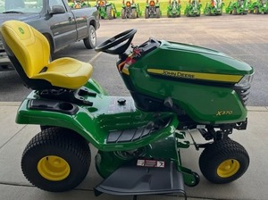 Tondeuse à gazon autoportée John Deere X370 d'occasion à haut rendement, à vendre - Product Image 4