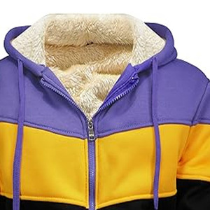 เสื้อฮู้ดผู้ชายแบบมีฮู้ดสำหรับผู้ชายเสื้อมีฮู้ดน้ำหนักเบาสีทึบผลิตจากชุดกีฬา - Product Image 2