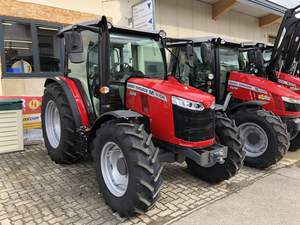Tracteur à roues d'occasion Massey Ferguson 4707 75 CV, composants essentiels (boîte de vitesses, pompe, roulement) pour moteur, garantie 3 ans, poids 7478 kg - Product Image 3