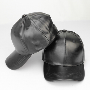 Embroidered Suede Leather Baseball <b>Cap</b> with Leather Strap Closure Formal Breathable & <b>Waterproof</b> Unisex Adult - Product Image 2