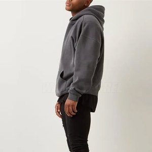 Sudadera con capucha de gran tamaño con logotipo impreso OEM de alta calidad, sudaderas con capucha de algodón para hombre, sudaderas con capucha de gran tamaño para invierno - Product Image 5