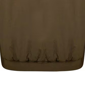 Blouson d'aviateur décontracté coupe ajustée pour hommes Manteau uni à fermeture éclair et col montant fin en toile pour le printemps et l'automne - Product Image 6
