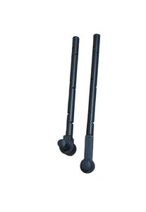 Charnière à poulie robuste en fer noir pour portail et volet roulant, vente en gros - Product Image 3