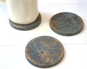 Almohadillas de aislamiento de resina epoxi taza jarras de cerveza esteras y almohadillas posavasos de vajilla esteras de bebida fabricante de corcho al por mayor SCI de India - Product Image 4