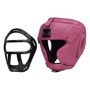 Protège-tête professionnel de haute qualité Protège-tête de boxe gagnant MMA Protège-tête avec masque Fabricant OEM entretenu - Product Image 5