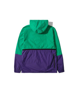 Chaqueta cortavientos ligera transpirable de bloque de Color a prueba de viento de nailon deportivo de alta calidad - Product Image 4