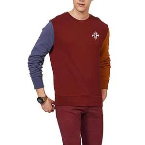 Top qualité classique hommes Streetwear hommes sweat décontracté couleur unie à manches longues sweat hommes 100% coton par ATLANTIC - Product Image 1