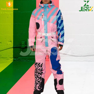 Combinaison de ski et de snowboard unisexe grande taille, respirante, imperméable 10 000 mm, coupe-vent, imprimée, avec couches thermiques pour adultes - Product Image 3