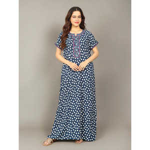 Evolove – Nuisette longue en viscose Liva pour femme, super douce et confortable, style décontracté, avec poches, boutonnée, fermeture à cordon, 3XL, 3 pièces - Product Image 2