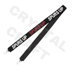 Football <b>Red</b> Beaded <b>Purse</b> Strap Customized White Gold Seed Bead Bag Straps Customized Beaded Strap for Bags - Product Image 2