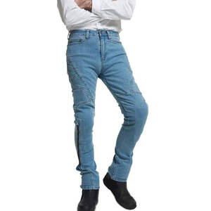 กางเกงยีนส์ผู้ชายแฟชั่น กางเกงยีนส์ผู้ชายทรงสลิม กางเกงยีนส์ผู้ชายใส่สบาย กางเกงผู้ชายลำลองแบบซักล้าง - Product Image 1