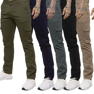 Người đàn ông của giản dị chiến đấu hàng hóa <span class=keywords><strong>Jeans</strong></span> thoáng khí làm việc quần multi-túi bền denim quần vừa rửa cao làm mềm bán buôn - Product Image 1