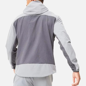 Personalizado 100% poliéster Nylon cortavientos Jogging Shorts traje de invierno al aire libre hombres chaqueta chándales - Product Image 3