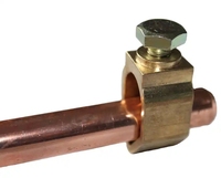 Pince de mise à la terre à bas prix pour clôture électrique, connecteur de piquet de terre avec câble de clôture