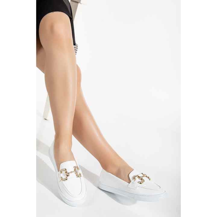 Suins Manrovia Model Buckle Detailed Women's Loafer Casual Shoes